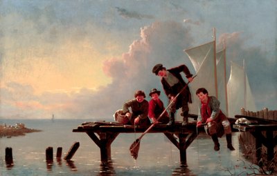 Boys Crabbing by William Tylee Ranney